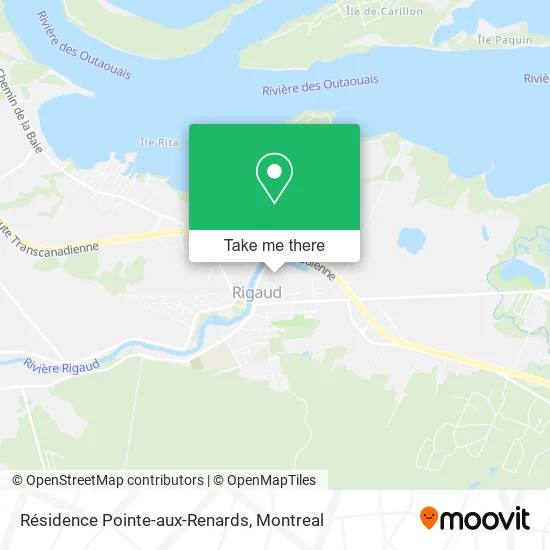 Résidence Pointe-aux-Renards map