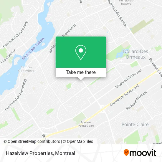 Hazelview Properties map