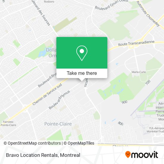 Bravo Location Rentals map