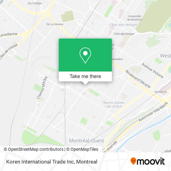 Koren International Trade Inc map