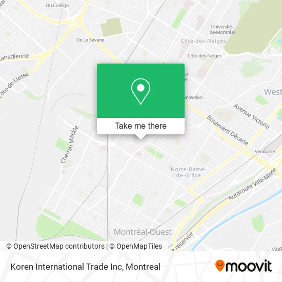 Koren International Trade Inc map
