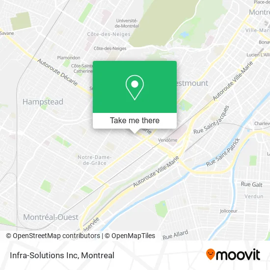 Infra-Solutions Inc map