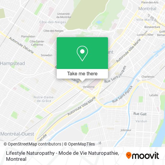 Lifestyle Naturopathy - Mode de Vie Naturopathie map