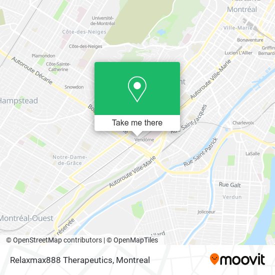 Relaxmax888 Therapeutics map