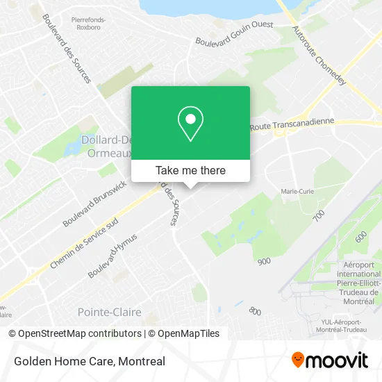 Golden Home Care map
