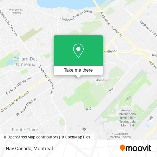 Nav Canada map
