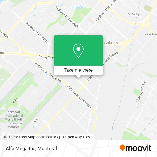 Alfa Mega Inc map