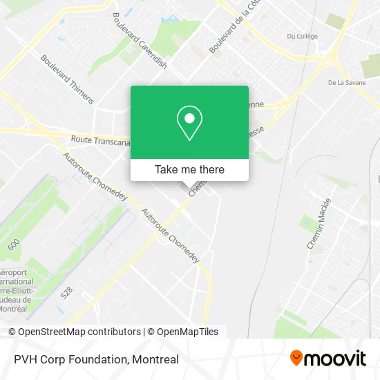 PVH Corp Foundation map