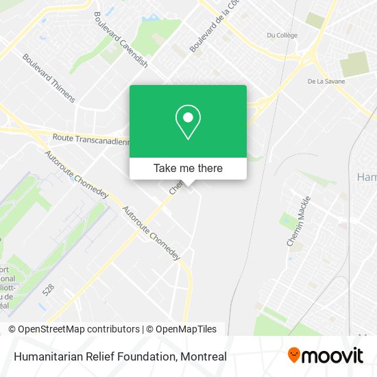 Humanitarian Relief Foundation map