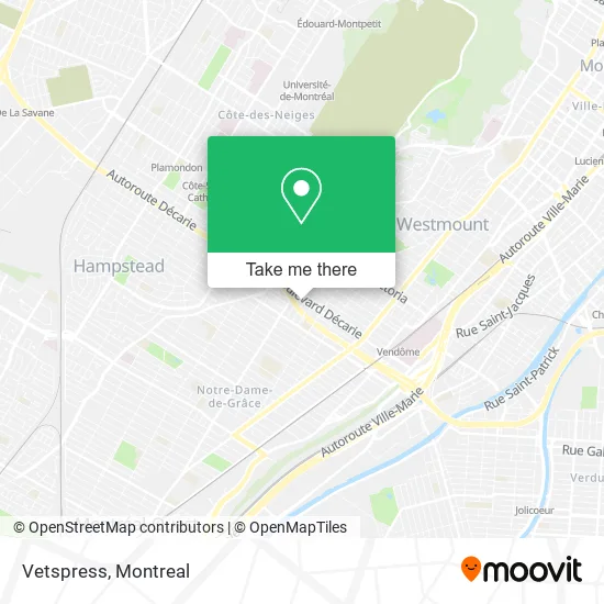 Vetspress map
