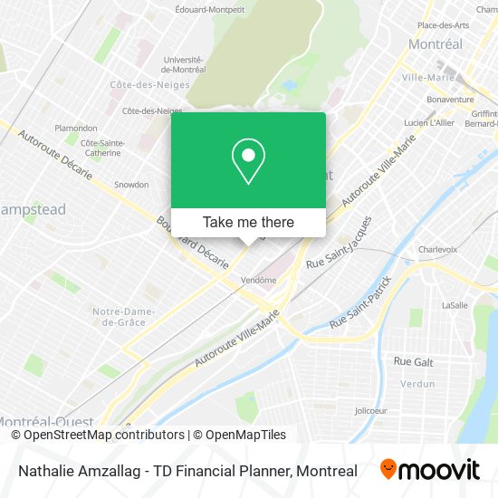 Nathalie Amzallag - TD Financial Planner map