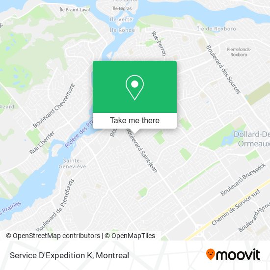Service D'Expedition K map