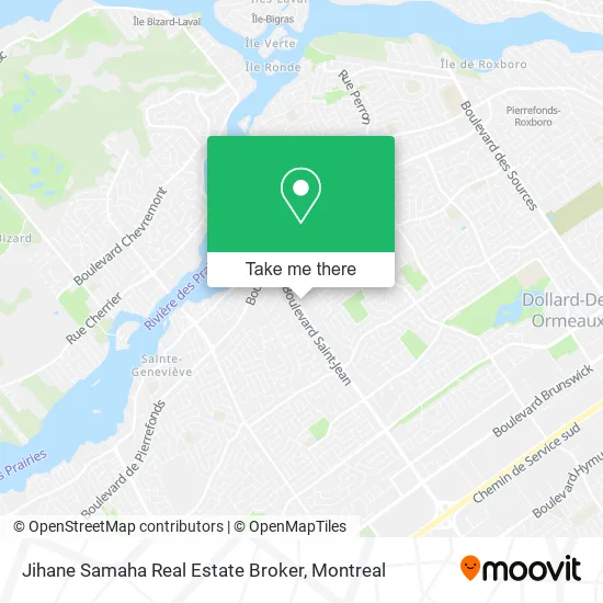 Jihane Samaha Real Estate Broker map