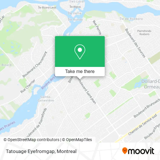 Tatouage Eyefromgap map