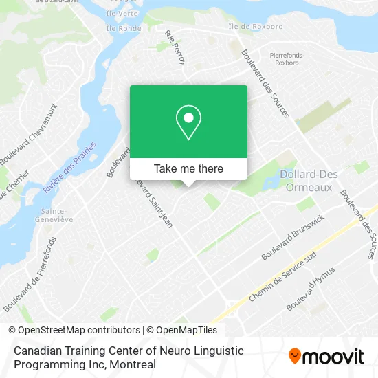 Canadian Training Center of Neuro Linguistic Programming Inc map
