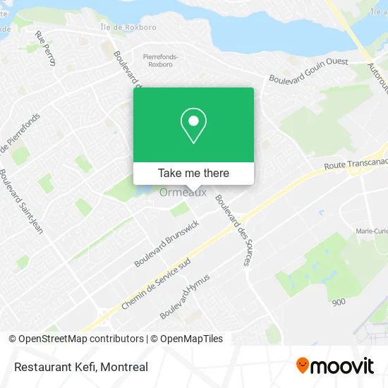 Restaurant Kefi map