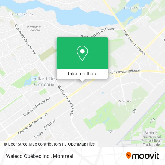 Waleco Québec Inc. map