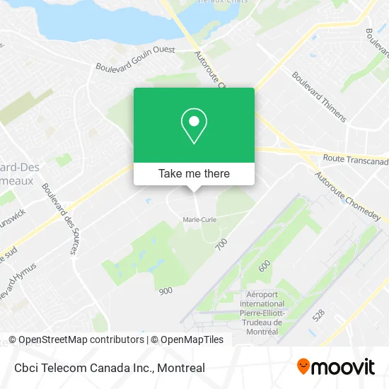 Cbci Telecom Canada Inc. map