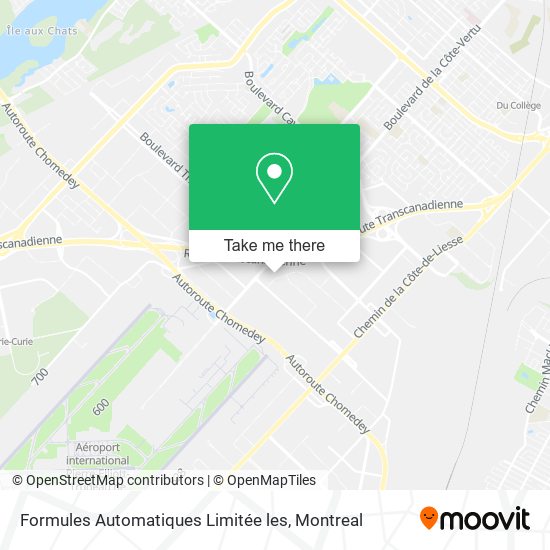 Formules Automatiques Limitée les map