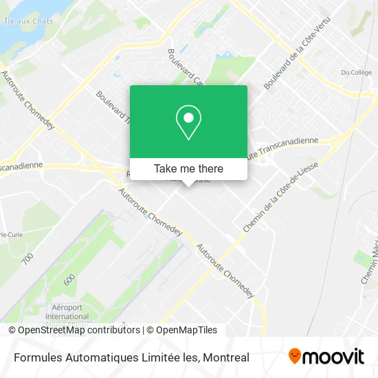 Formules Automatiques Limitée les map