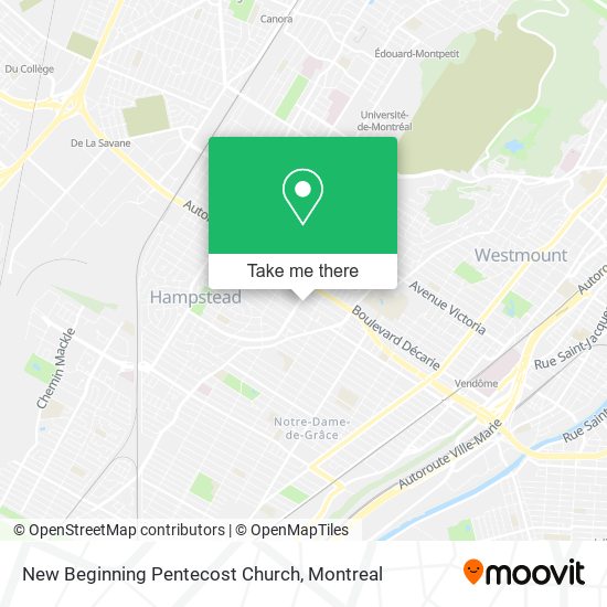 New Beginning Pentecost Church map