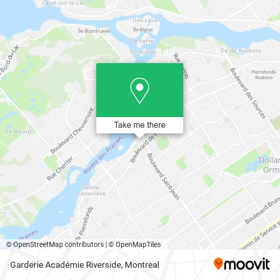 Garderie Académie Riverside map
