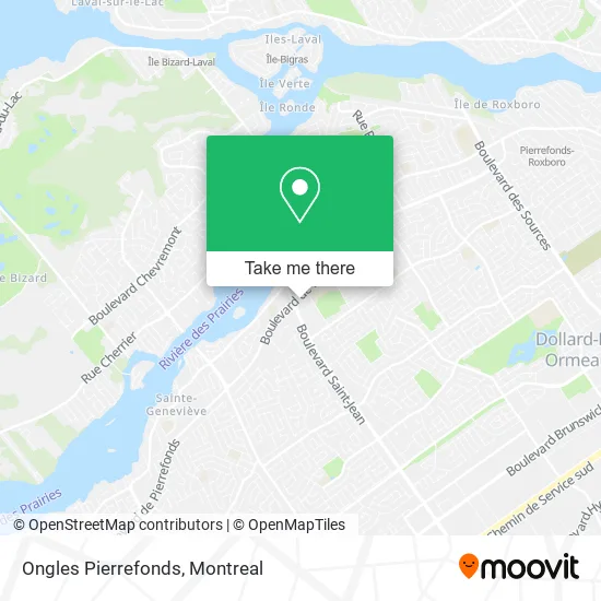 Ongles Pierrefonds map