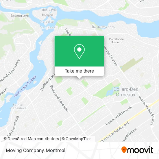 Moving Company map