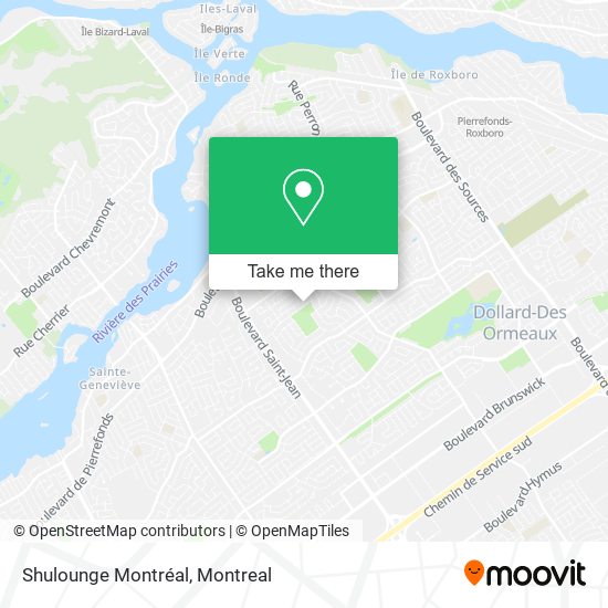 Shulounge Montréal map