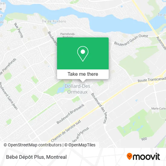 Bébé Dépôt Plus map