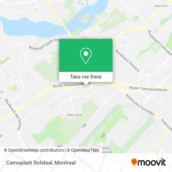 Camoplast Solideal map