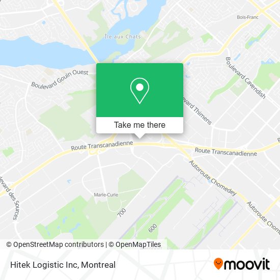 Hitek Logistic Inc map