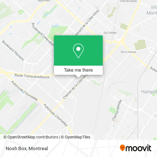 Nosh Box map