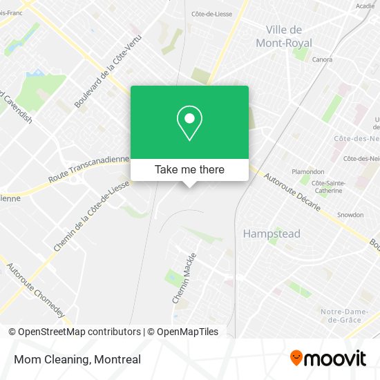 Mom Cleaning map