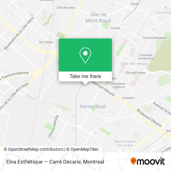 Elna Esthétique — Carré Décarie map
