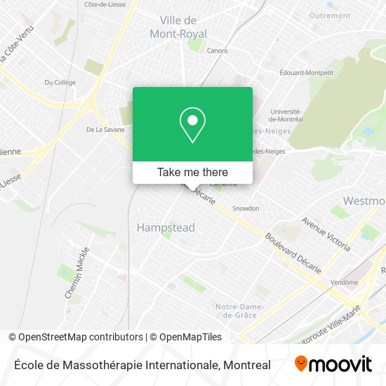 École de Massothérapie Internationale map