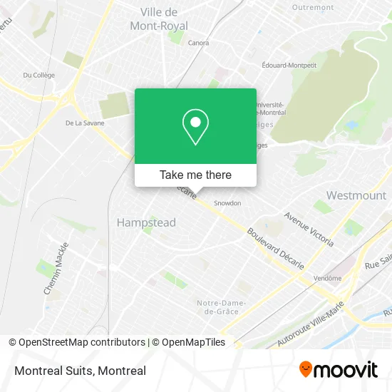 Montreal Suits map