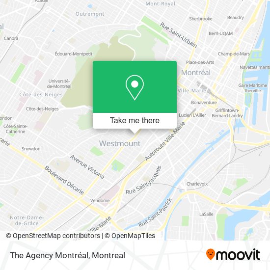 The Agency Montréal map