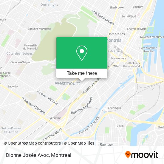 Dionne Josée Avoc map