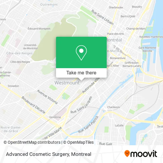 Advanced Cosmetic Surgery map