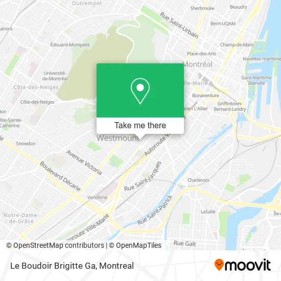 Le Boudoir Brigitte Ga map