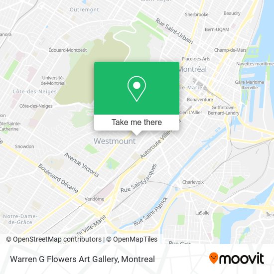 Warren G Flowers Art Gallery map