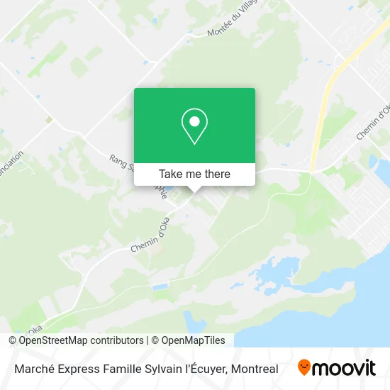 Marché Express Famille Sylvain l'Écuyer map