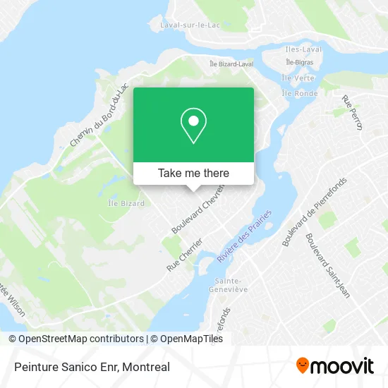 Peinture Sanico Enr map