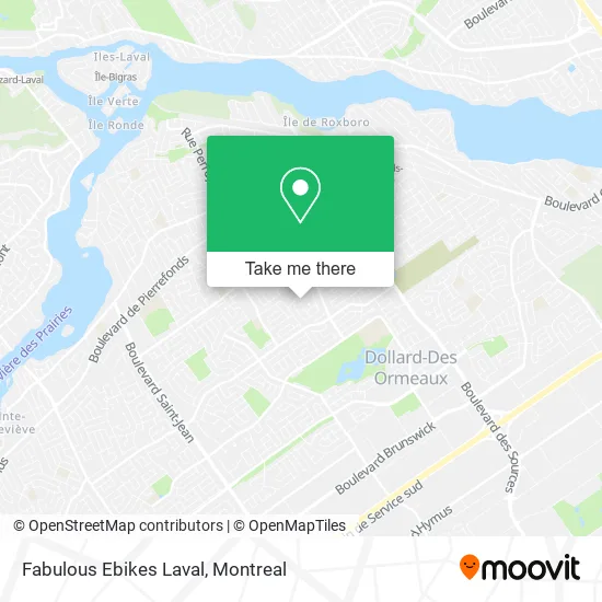 Fabulous Ebikes Laval map