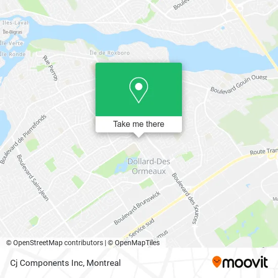 Cj Components Inc map
