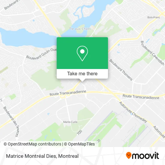 Matrice Montréal Dies map