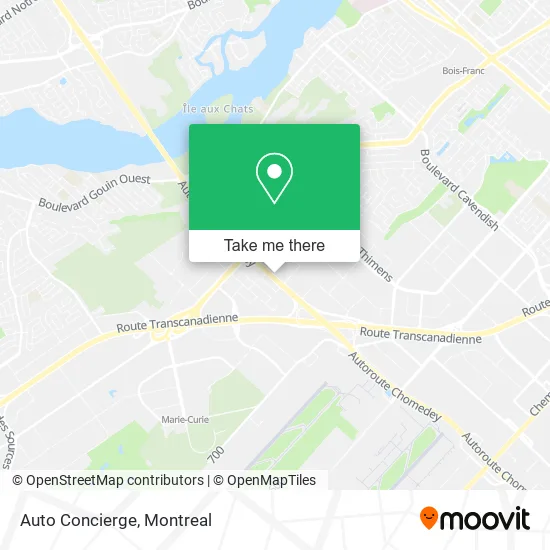 Auto Concierge map