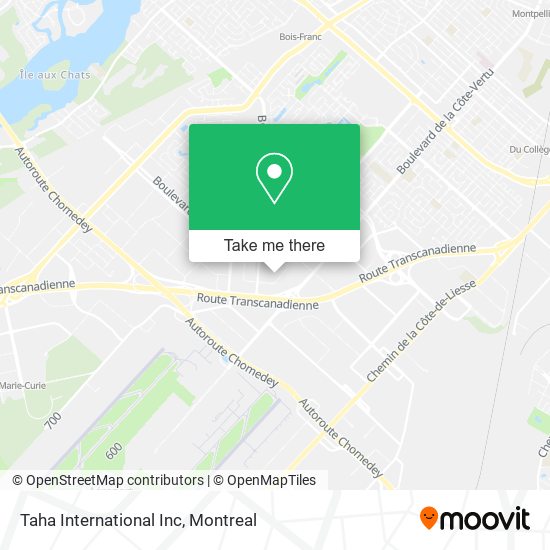 Taha International Inc map