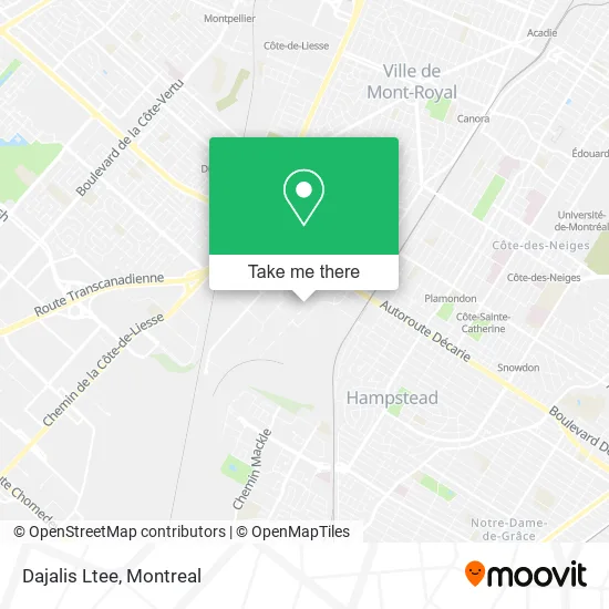 Dajalis Ltee map